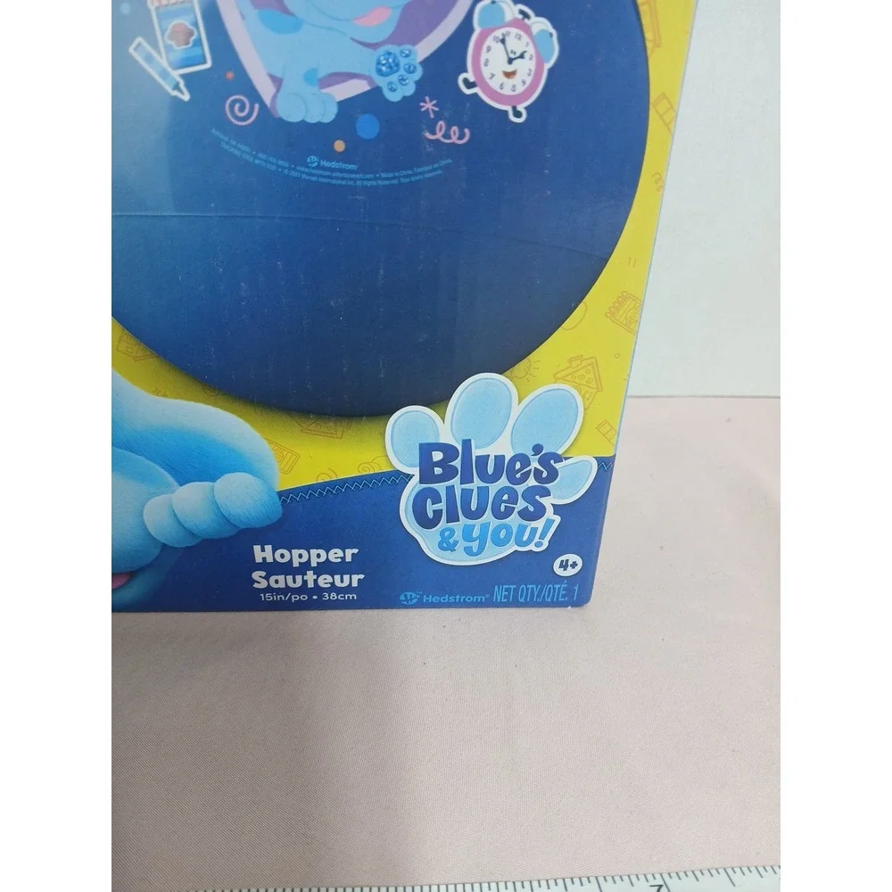 NEW Blue's Clues rubber ball Hopper Nickelodeon 2021 bouncing play fun 15